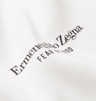 Fear of God for Ermenegildo Zegna - Oversized Logo-Print Crepe T-Shirt - White