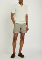 Che Santino Cotton-knit Polo Shirt Ecru
