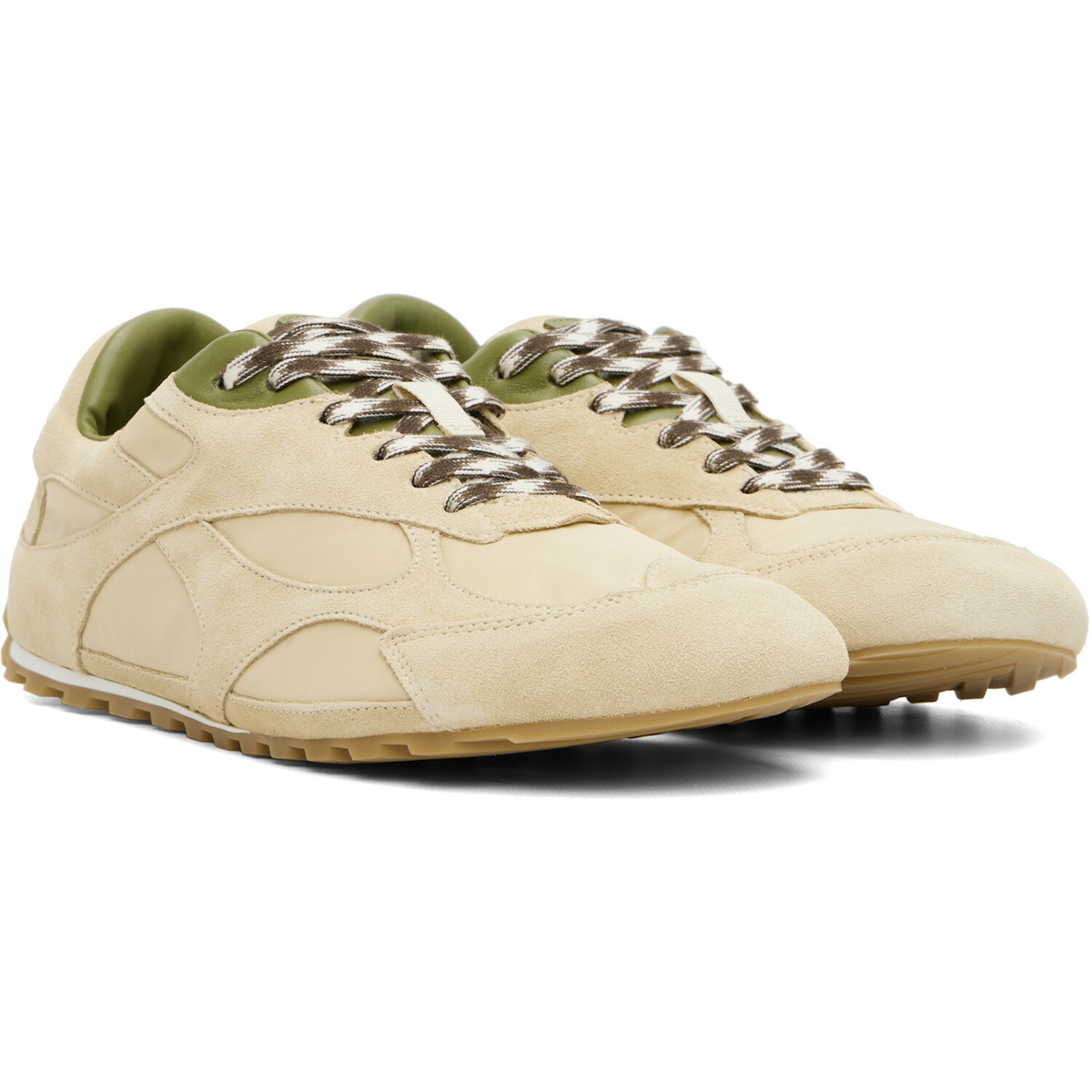 Bottega Veneta Beige Orbit Flash Sneakers