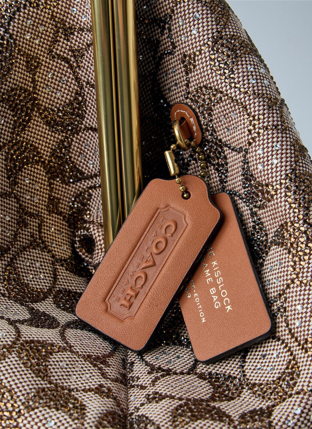 Coach Large Kisslock Frame Bag
