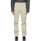 Lemaire Off-White Tapered 5 Pocket Jeans