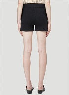 Cozy Knit Shorts in Black 