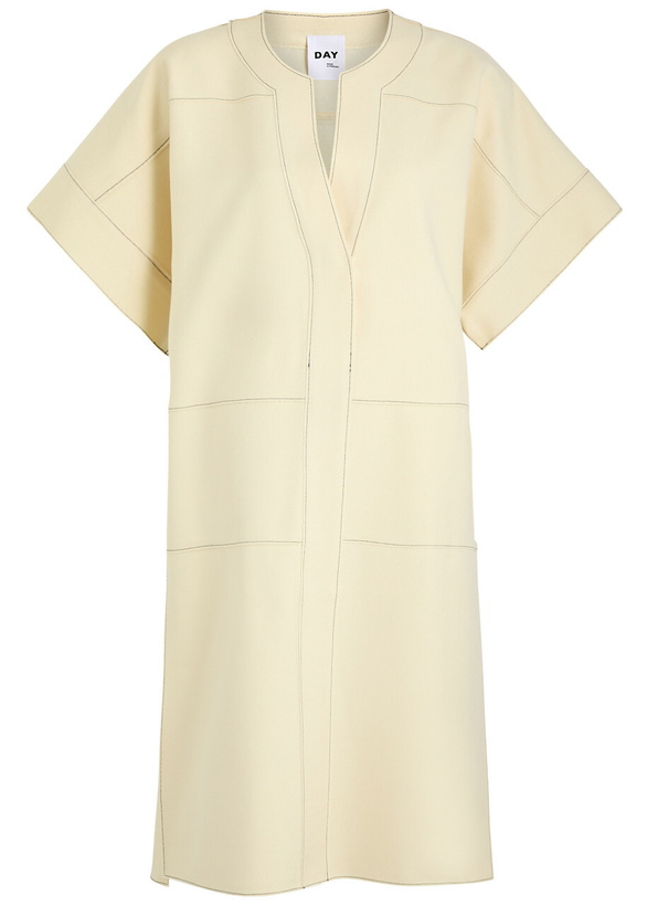 Photo: Day Birger ET Mikkelsen Garson Twill Tunic Midi Dress Ivory