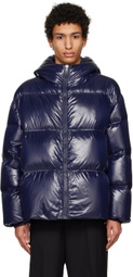 Filippa K Navy Hooded Down Jacket