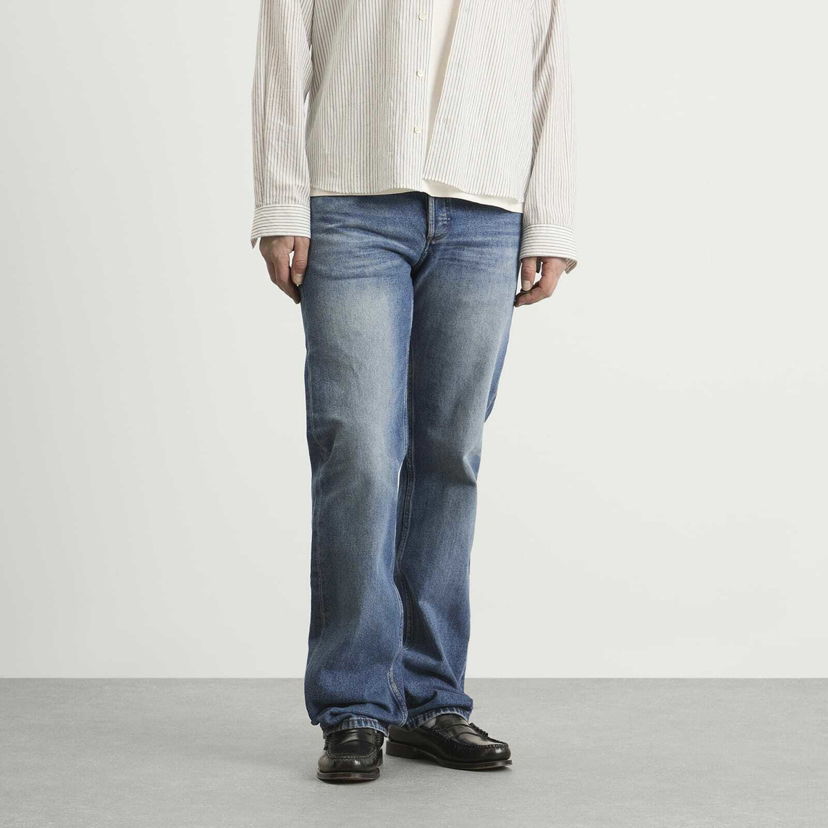 A.P.C. Men's Rescue Jeans in Washed Indigo