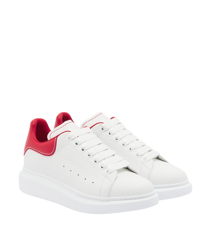 Photo: McQueen Oversized leather sneakers