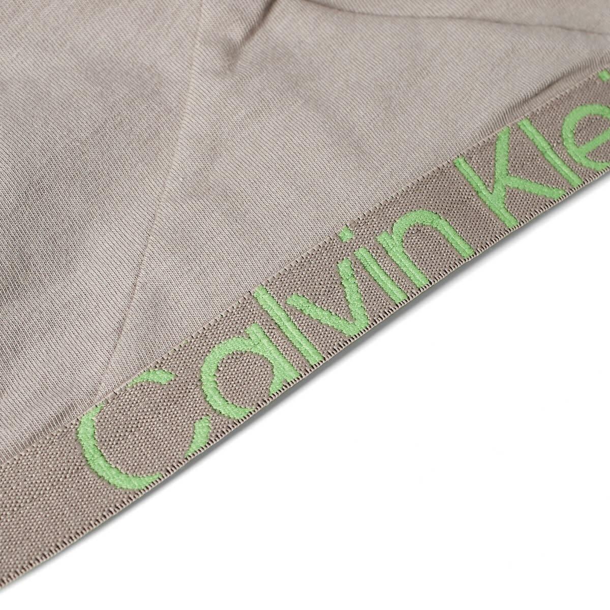 Calvin Klein Women's CK Unlined Bralette in Satellite/Green Flash