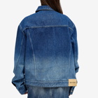 Botter Women's Upside Down Denim Jacket in Blue