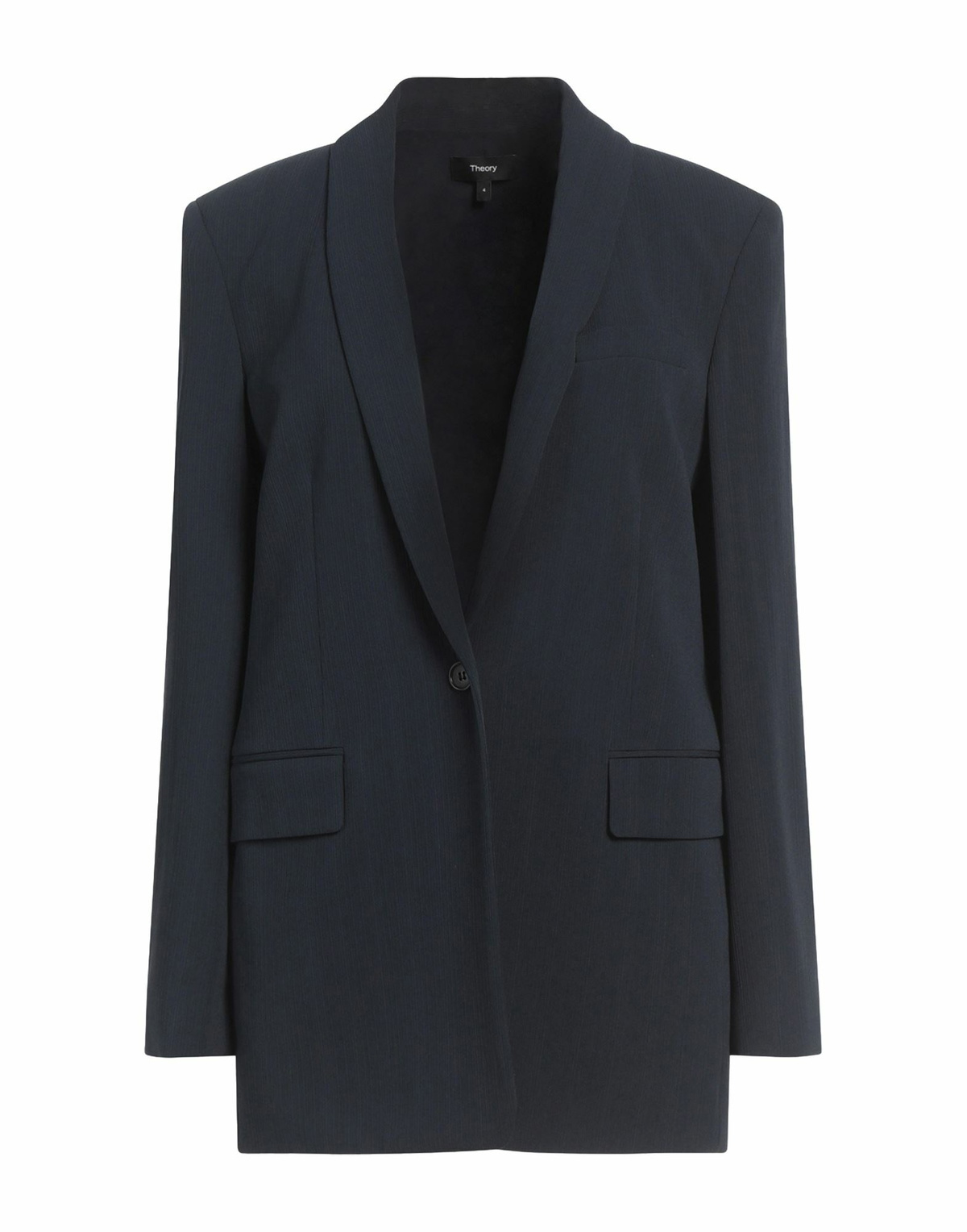 Theory Womens Blazer Midnight in Blue