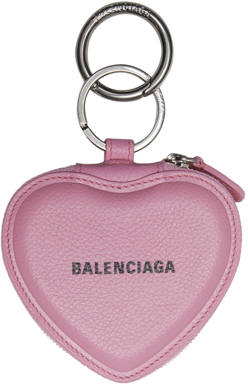Balenciaga Cash Heart Mirror Keychain Balenciaga