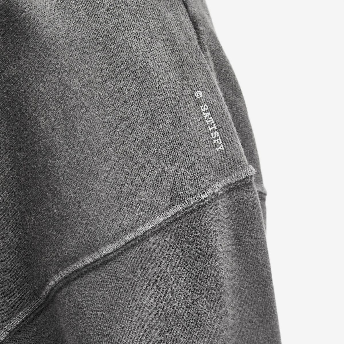 Satisfy Men's SoftCell™ Half-Zip Sweatshirt in Aged Black