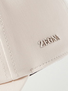 Zegna - Logo-Appliquéd Cotton-Blend Twill Baseball Cap - Neutrals