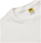Velva Sheen - Flocked Slub Cotton-Jersey T-Shirt - White