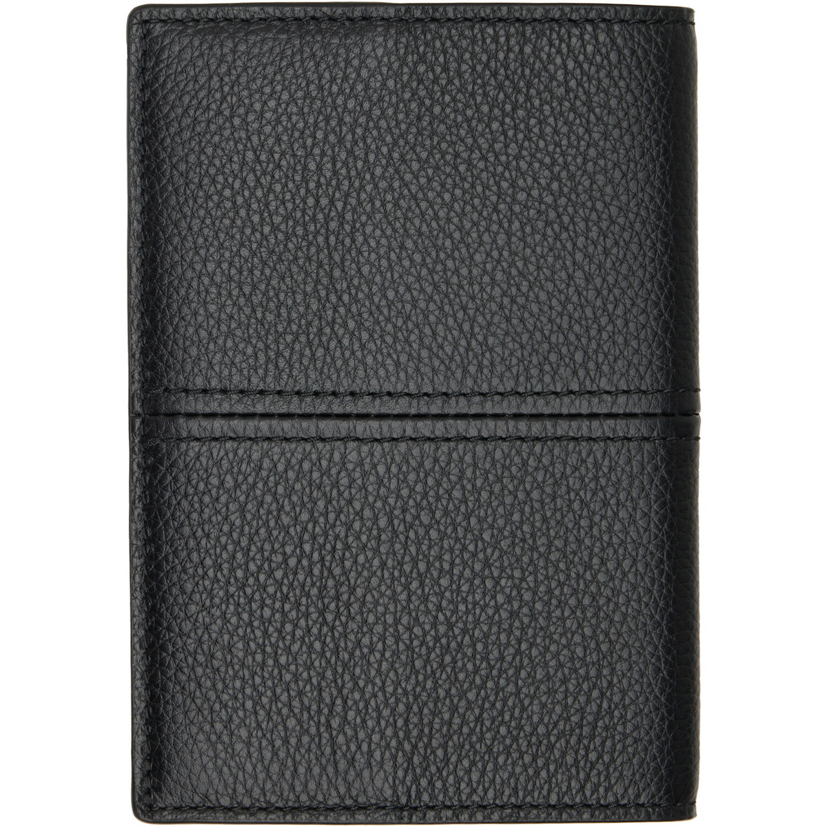 Maison Margiela Black Leather Passport Holder