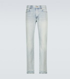 Saint Laurent - Skinny-fit faded jeans