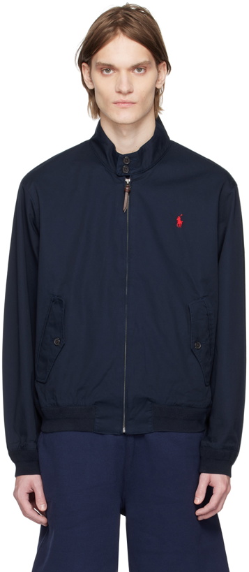 Photo: Polo Ralph Lauren Navy Chino Bomber Jacket