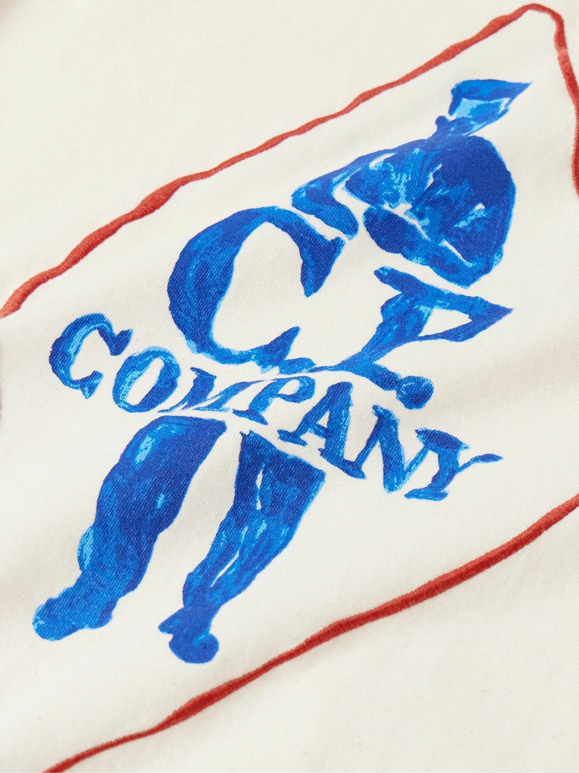 C.P. Company - Logo-Print Cotton-Jersey T-Shirt - Neutrals