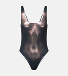 Jean Paul Gaultier Trompe l'oeil jersey bodysuit
