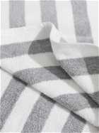 Brunello Cucinelli - Logo-Embroidered Striped Cotton-Terry Beach Towel