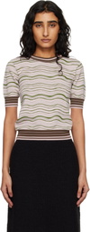 Marni Pink Cotton Wave Sweater