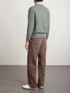 PIACENZA 1733 - Slim-Fit Honeycomb-Knit Cotton Bomber Jacket - Green