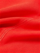 Drake's - Boxy Cotton-Jersey T-Shirt - Red