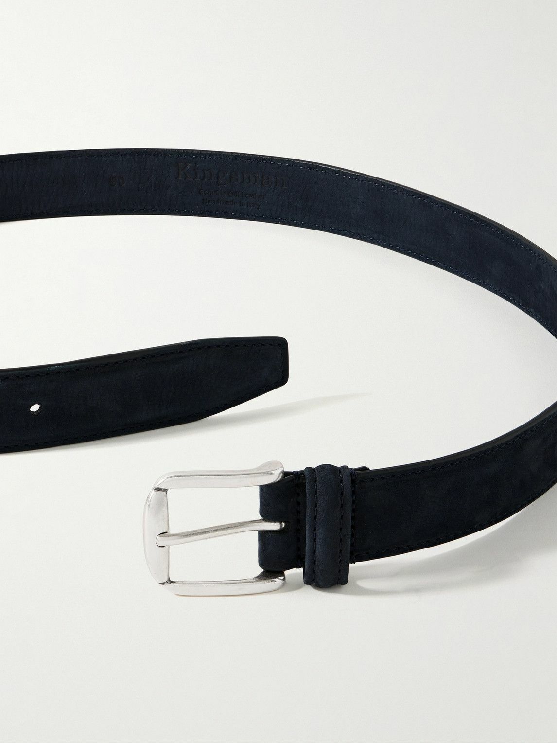 Kingsman - 3cm Nubuck Belt - Blue