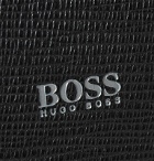 Hugo Boss - Meridian Cross-Grain Leather-Trimmed Canvas Backpack - Black