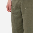 FrizmWORKS Men's Double Knee Relaxed Pant in Olive