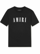 AMIRI - Logo-Appliquéd Cotton-Jersey T-Shirt - Black