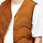 Purple Mountain Observatory Men's Quilted Vest in Monks Robe
