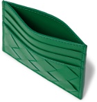 Bottega Veneta - Intrecciato Leather Cardholder - Green