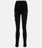 The Attico - Lace leggings