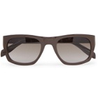The Reference Library - Michael Square-Frame Acetate Sunglasses - Brown