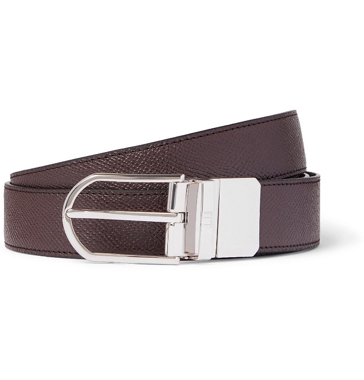 Photo: DUNHILL - 3cm Reversible Full-Grain Leather Belt - Brown