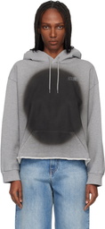 MM6 Maison Margiela Gray Unbrushed Cotton Hoodie