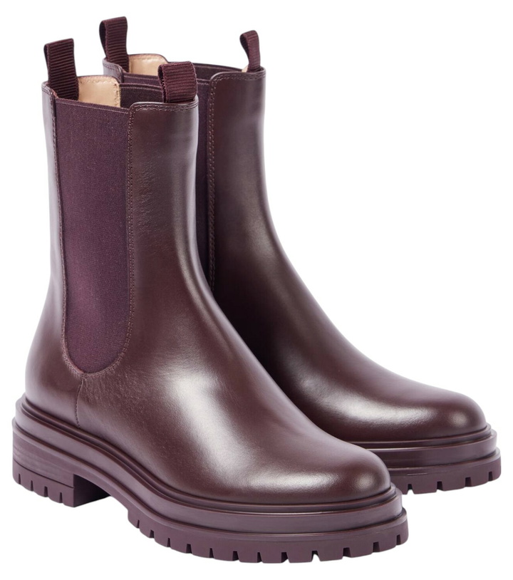 Photo: Gianvito Rossi Chester leather Chelsea boots