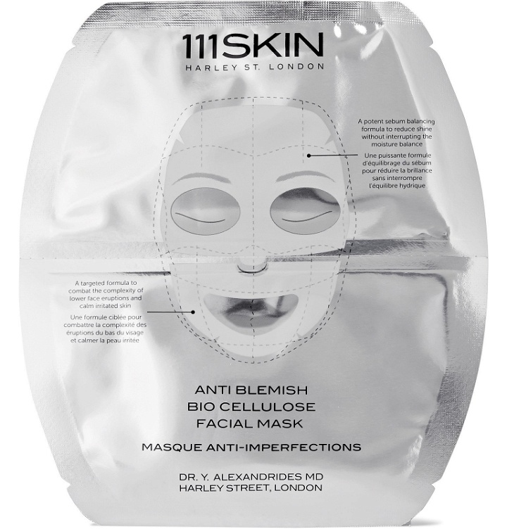 Photo: 111SKIN - Anti Blemish Bio Cellulose Facial Mask x 5 - Colorless