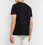 Alexander McQueen - Printed Cotton-Jersey T-shirt - Black