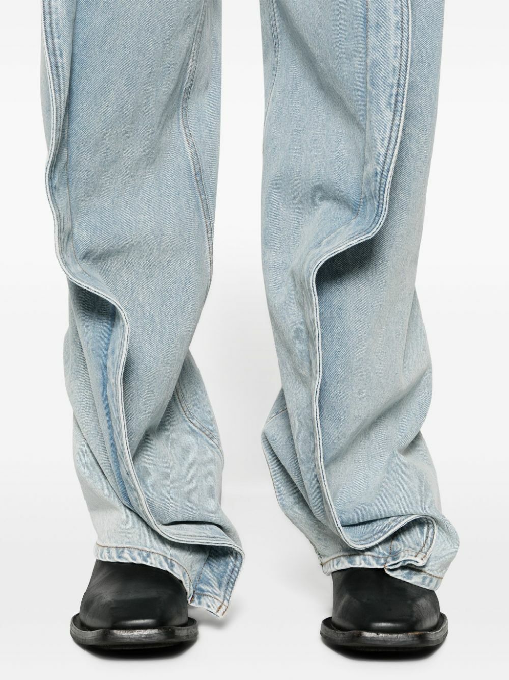 Y/Project Blue 3D-Detail Organic Cotton Jeans