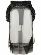 MAISON MARGIELA - Ruffled Tulle Midi Skirt