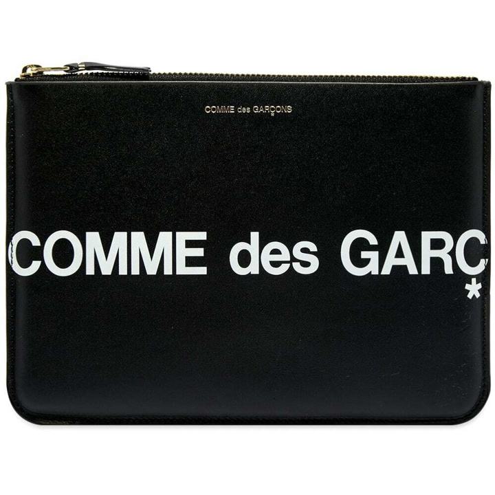 Photo: Comme des Garçons SA5100HL Huge Logo Wallet in Black