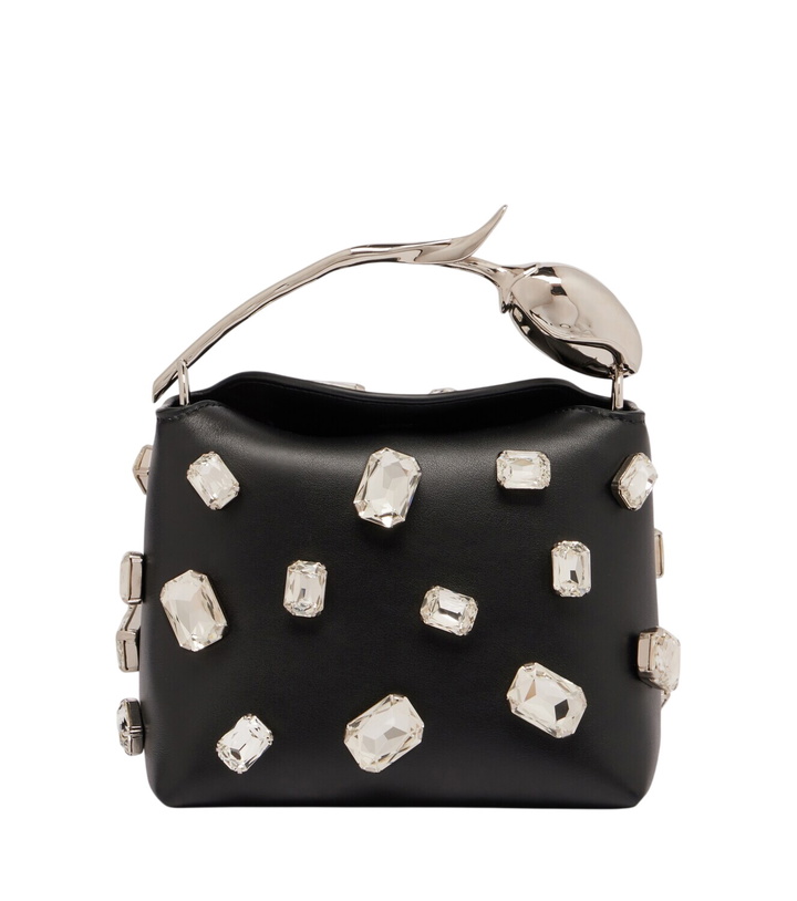 Photo: Erdem Bloom Mini embellished leather top-handle bag