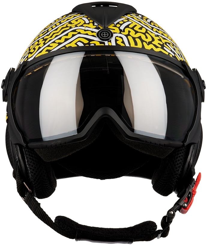 Photo: Bomber Ski Black Keith Haring Bright Vibes HMR Snow Helmet