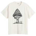 Story mfg. Men's Hand Embroidered Grateful T-Shirt in Tree Hugging
