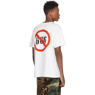 Who Decides War by MRDR BRVDO White Logo T-Shirt