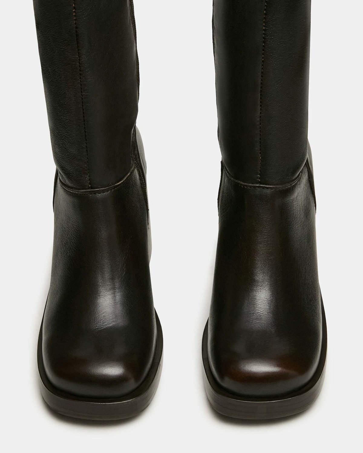 Steve Madden Fusion Booties in Brown