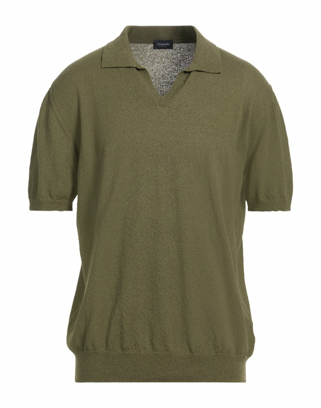 Photo: Drumohr Mens Polo shirt Military in Green