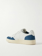 Autry - Medalist Suede-Trimmed Leather Sneakers - White