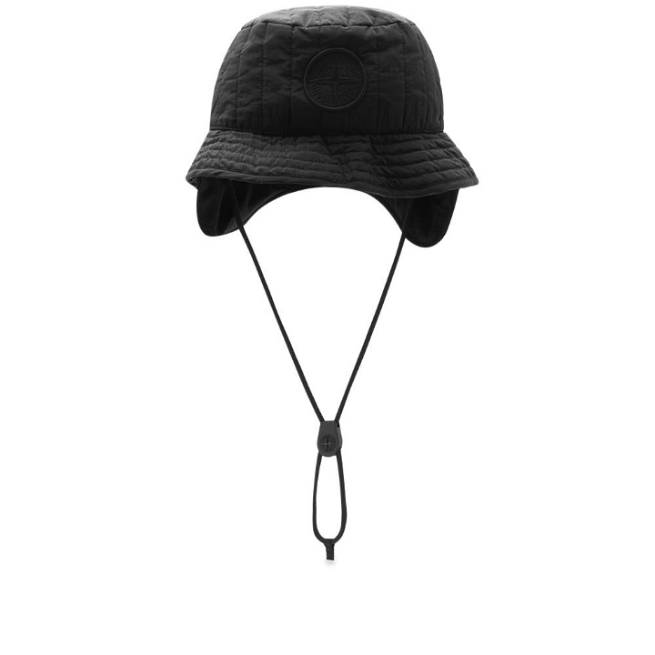 Photo: Stone Island Men's Nylon Metal Bucket Hat in Black